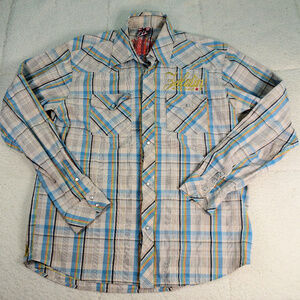 Northern Soul Ringspun Embroidered Pearl Snap XL